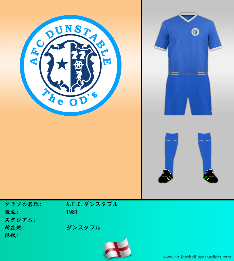 のロゴA.F.C.ダンスタブル