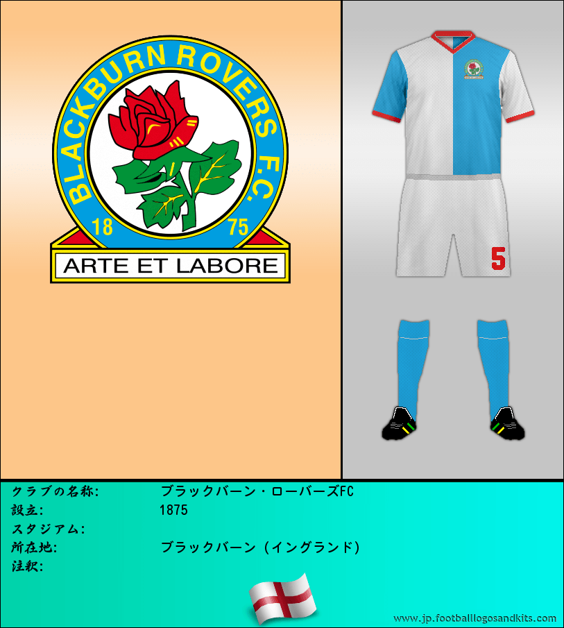 のロゴブラックバーン・ローバーズFC