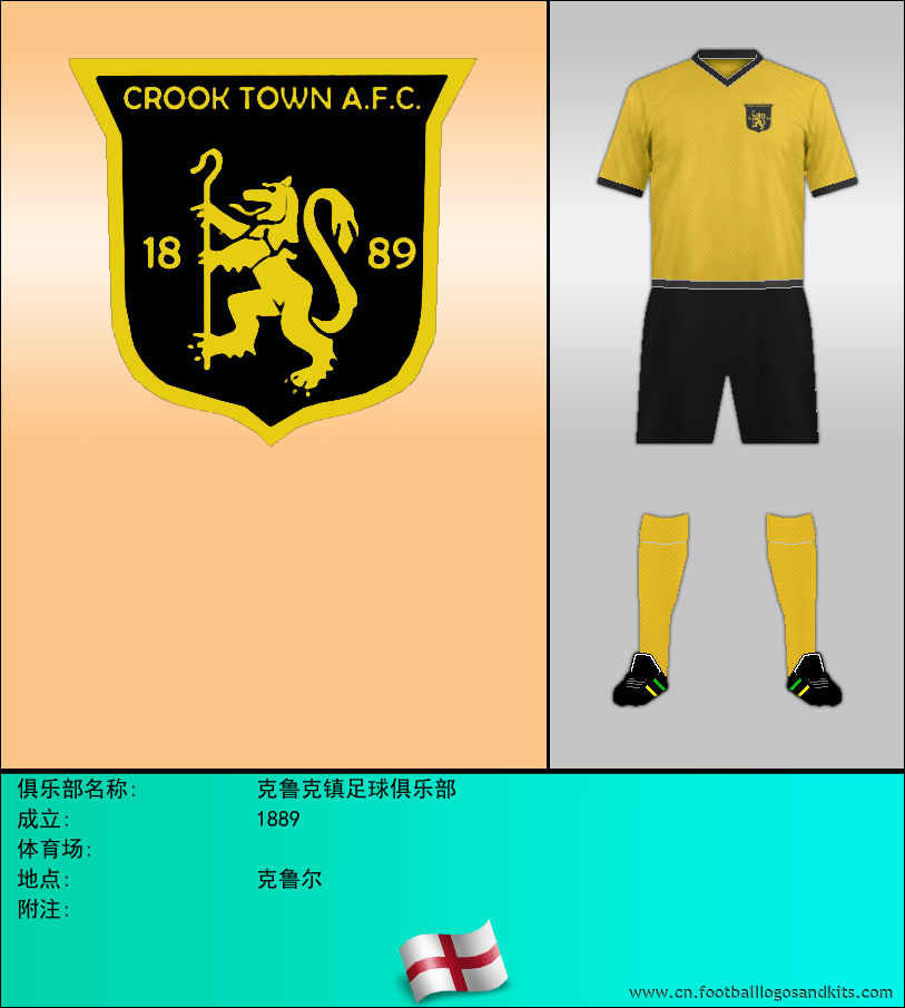 标志克鲁克镇足球俱乐部