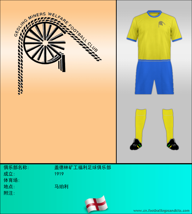 标志盖德林矿工福利足球俱乐部