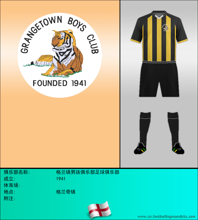 标志格兰镇男孩俱乐部足球俱乐部