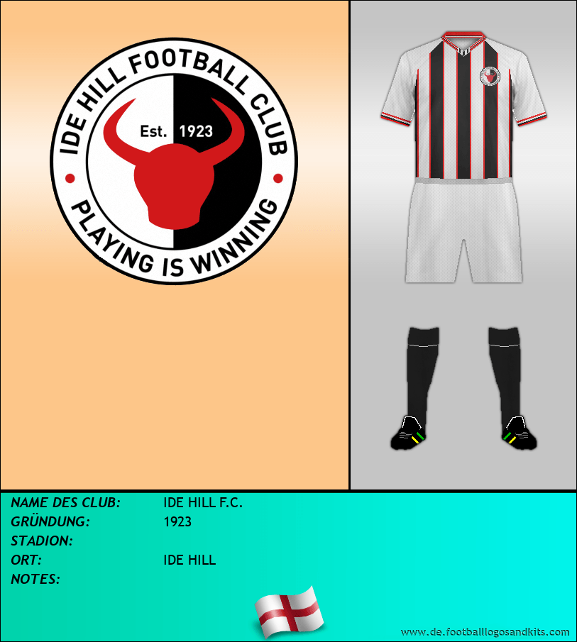 Logo IDE HILL F.C.