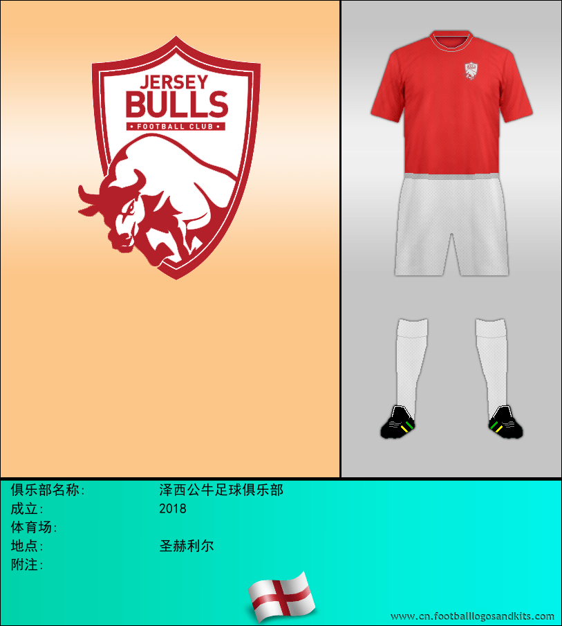 标志泽西公牛足球俱乐部