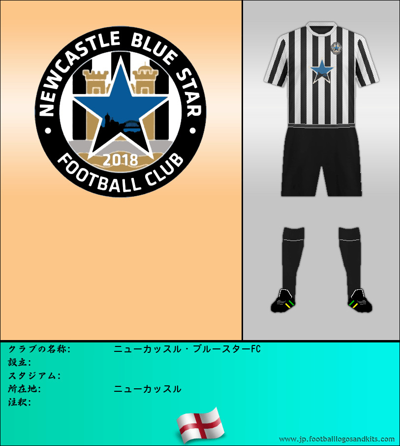のロゴニューカッスル・ブルースターFC
