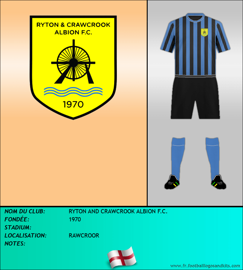 Logo de RYTON AND CRAWCROOK ALBION F.C.