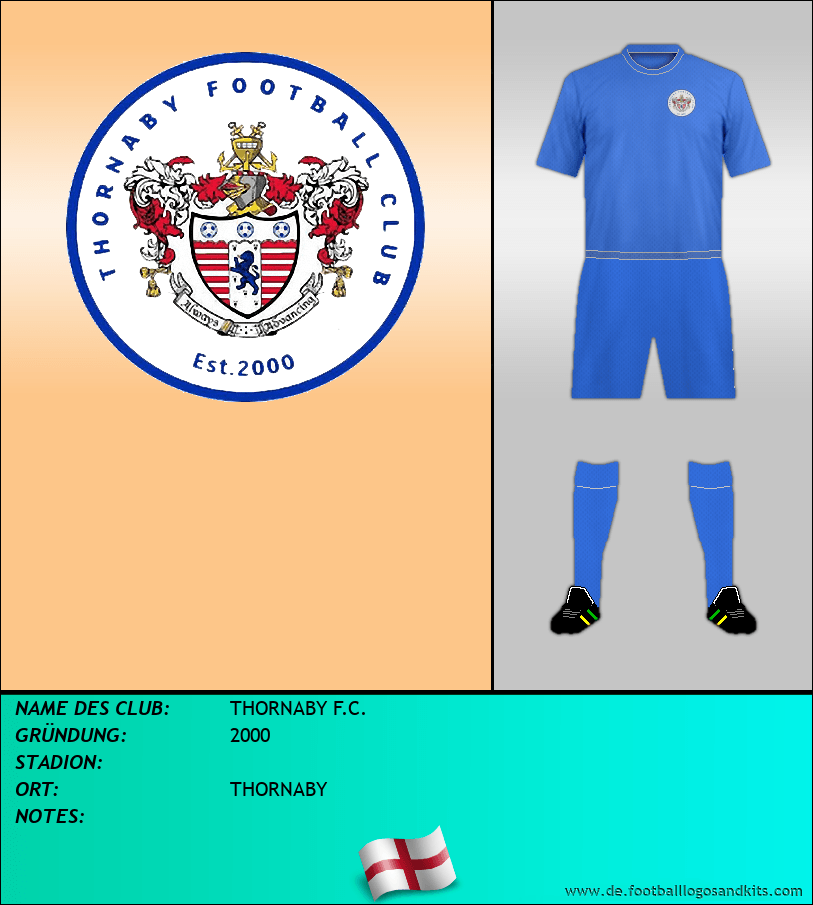 Logo THORNABY F.C.