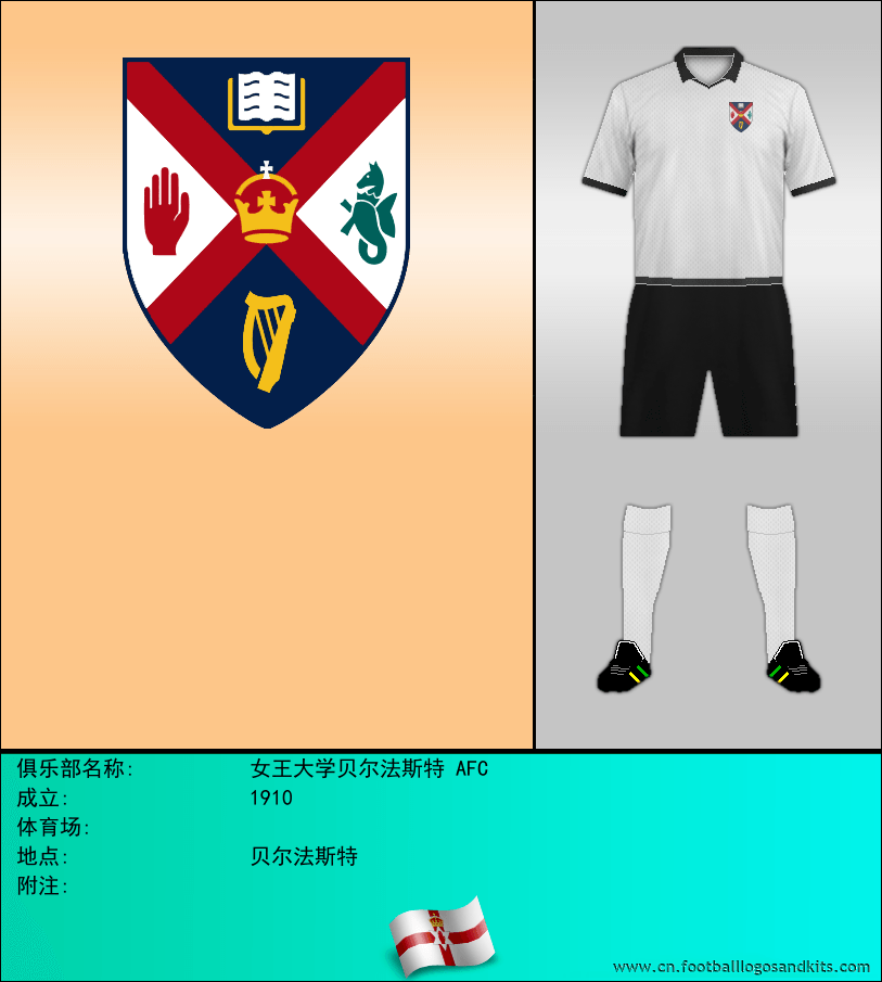 标志女王大学贝尔法斯特 AFC