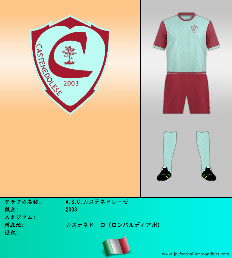 のロゴA.S.C.カステネドレーゼ
