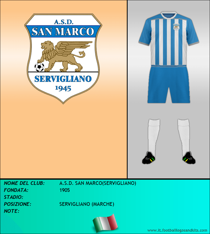 Logo di A.S.D. SAN MARCO(SERVIGLIANO)