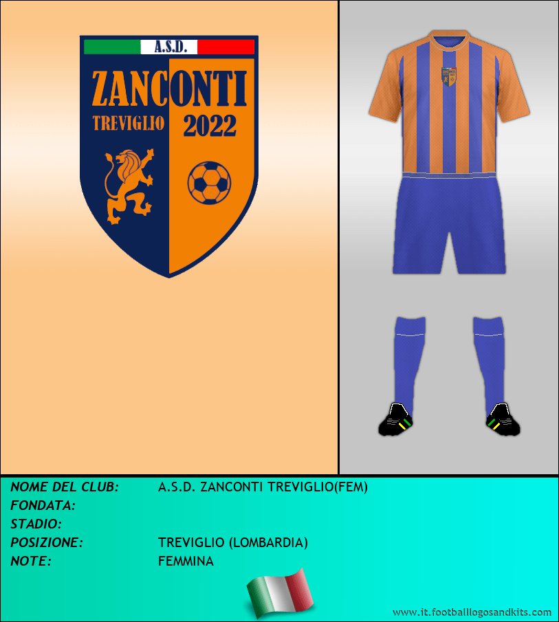 Logo di A.S.D. ZANCONTI TREVIGLIO(FEM)