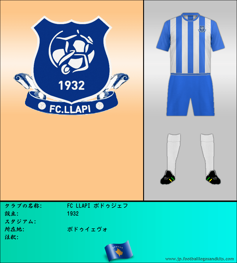 のロゴFC LLAPI ポドゥジェフ