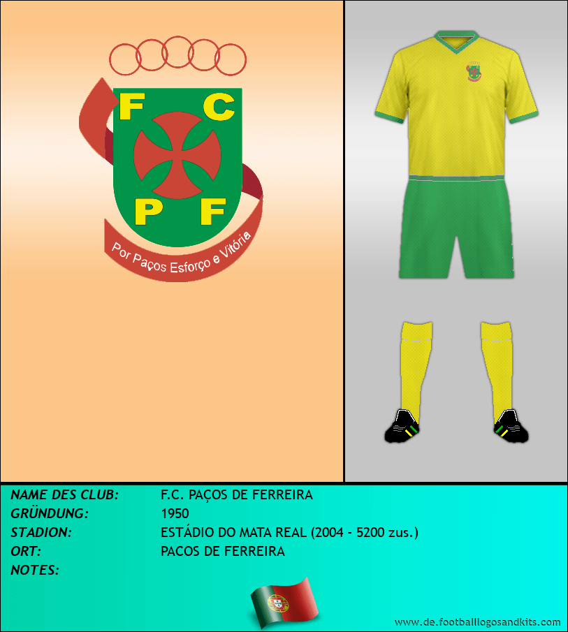 Logo F.C. PAÇOS DE FERREIRA