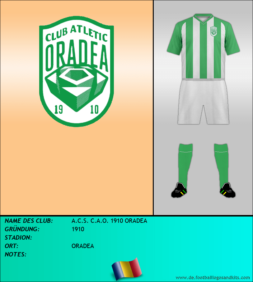 Logo A.C.S. C.A.O. 1910 ORADEA