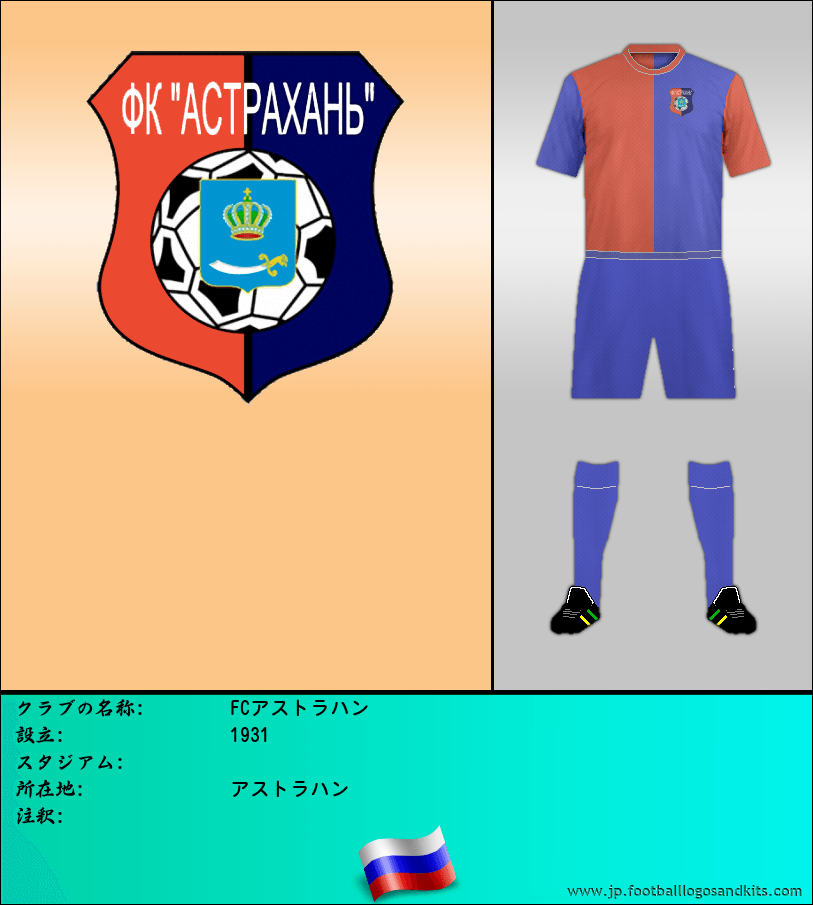 のロゴFCアストラハン