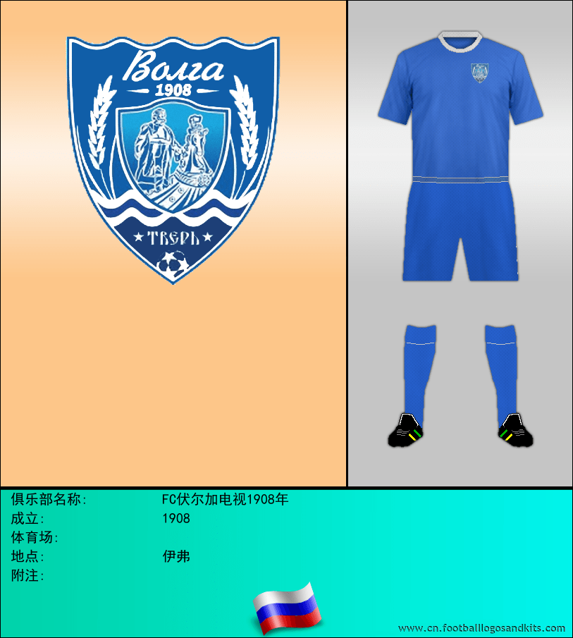 标志FC伏尔加电视1908年