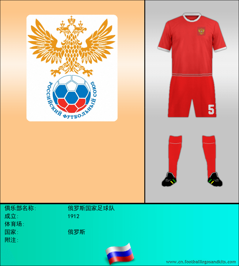 标志俄罗斯国家足球队