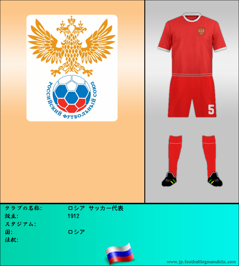 のロゴロシア サッカー代表