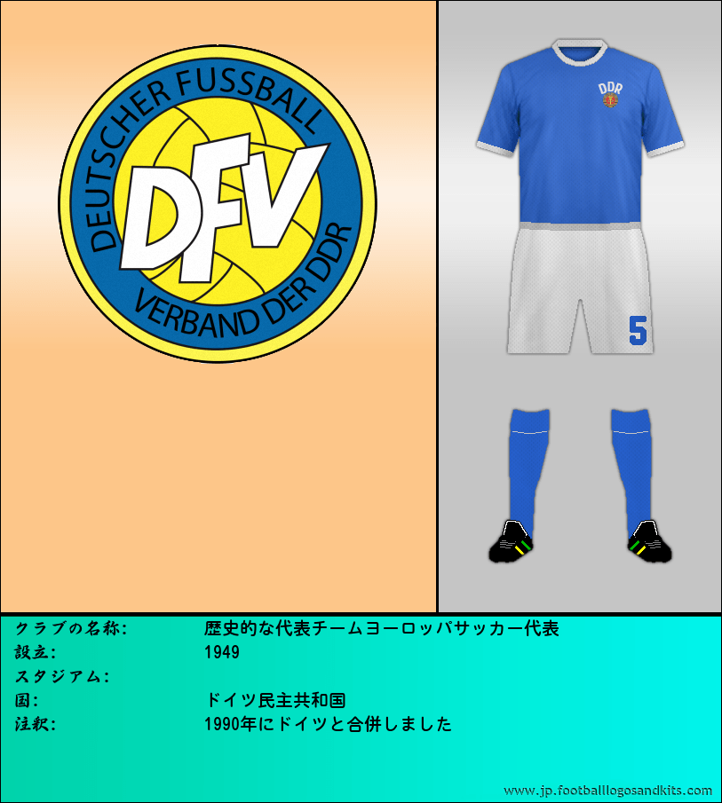 のロゴ歴史的な代表チームヨーロッパサッカー代表