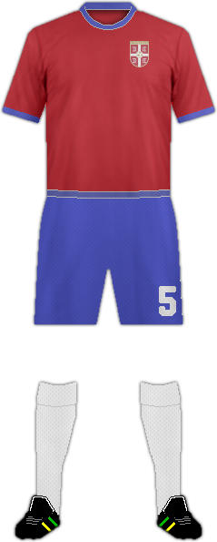 Kit SERBIA NATIONAL FOOTBALL TEAM